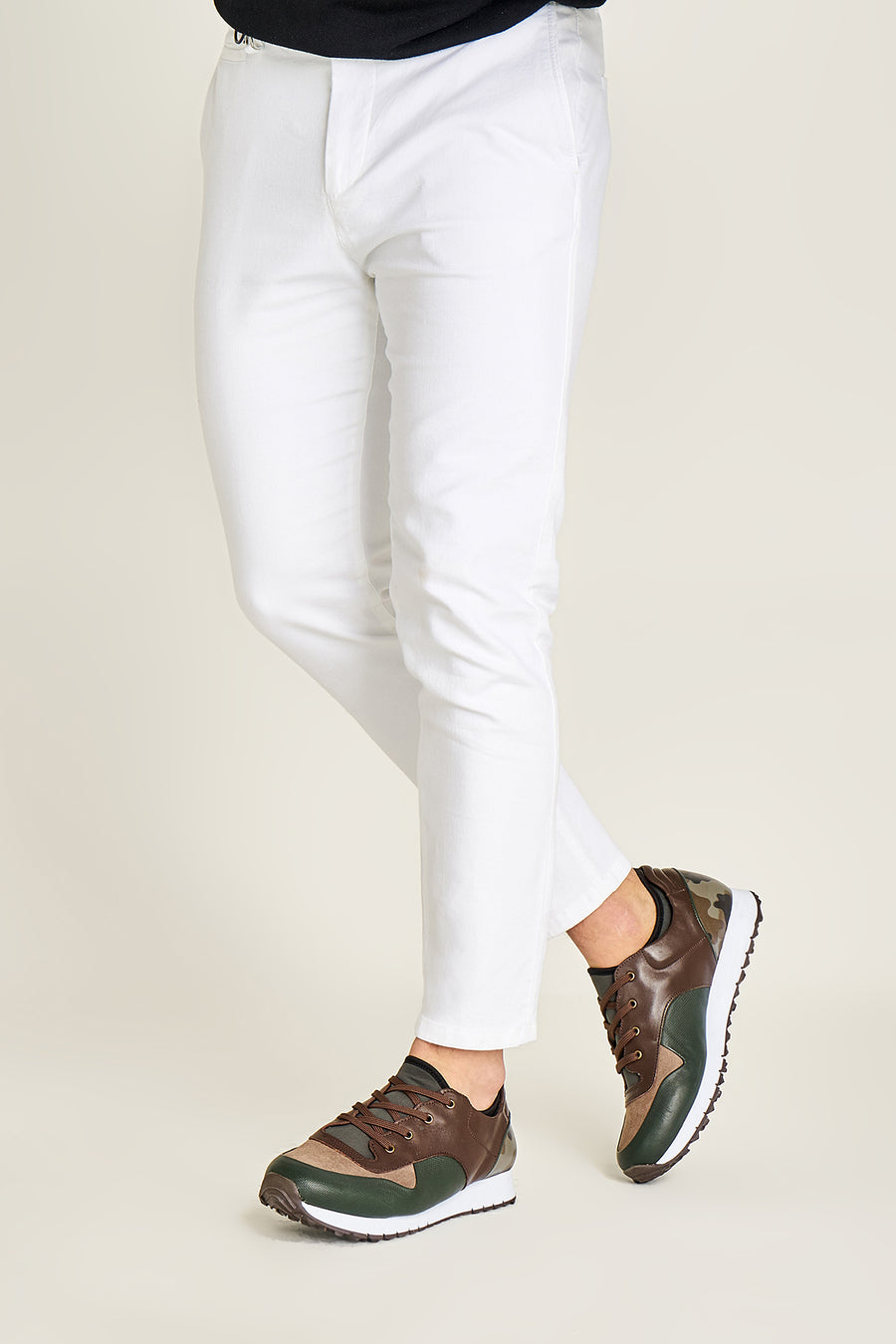 Men's Camouflage Detailed Sneaker 19SFD344414 | Derimod
