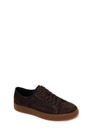 Male Brown Lace-Up Suede Leather Sneaker | Derimod