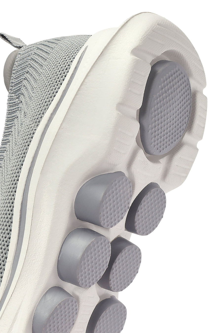 Derimod Zero Women's Grey Fabric Thick Soled Sneaker