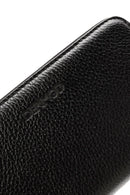 Men's Black Leather Handbag | Derimod