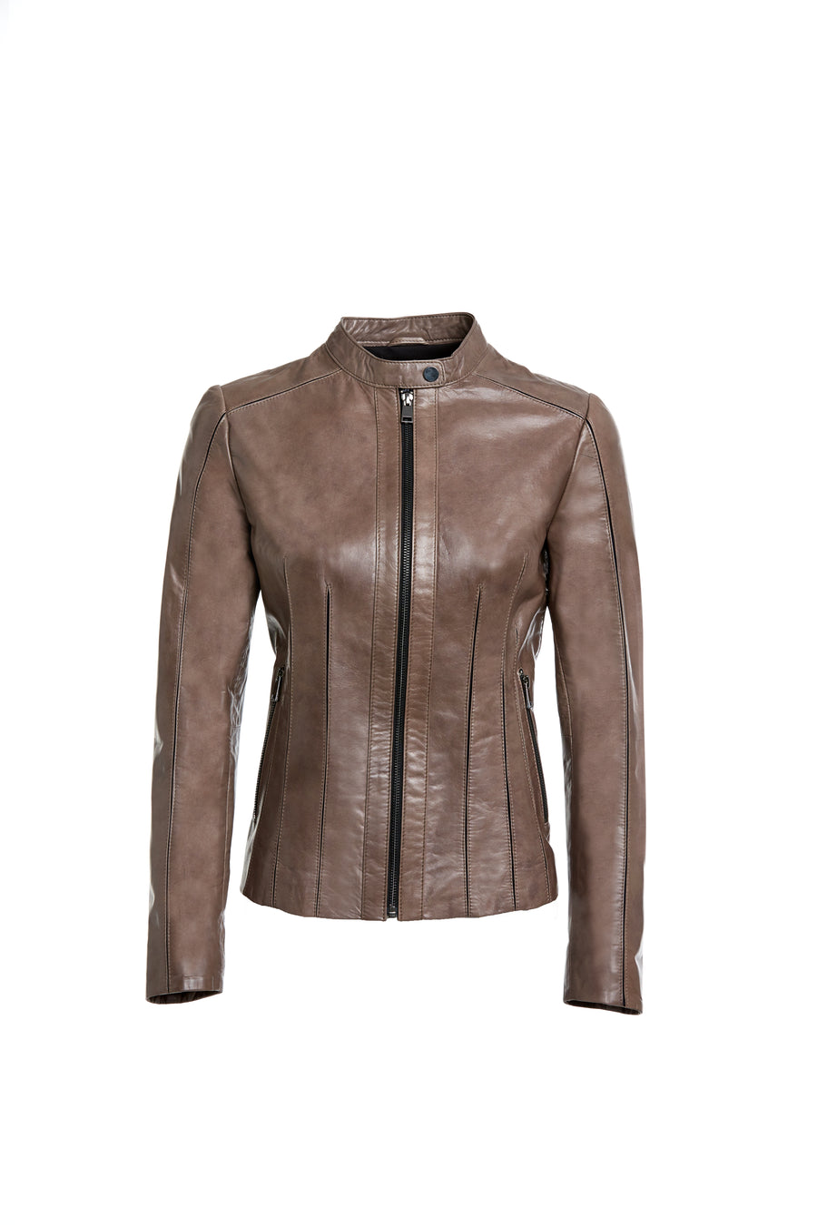 Joel Women's Leather Jacket 20SGD5777TD | Derimod
