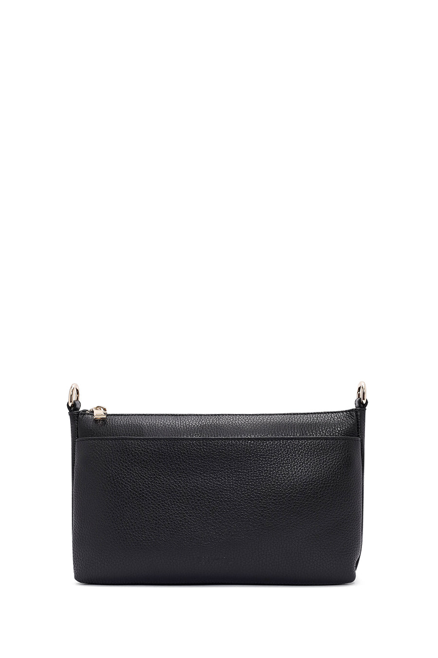 
Women's Black Long Strap Leather Shoulder Bag
