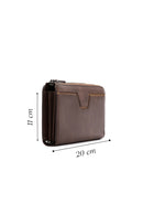 Men's Brown Leather Handbag | Derimod