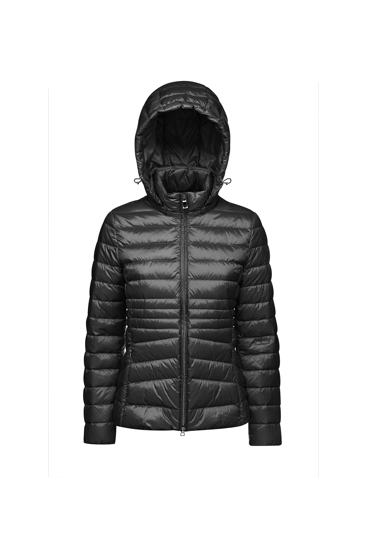 Geox Women's Black Jaysen Hooded Coat W4625BT3146F9000 | Derimod