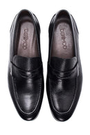 Erkek Siyah Deri Klasik Loafer | Derimod