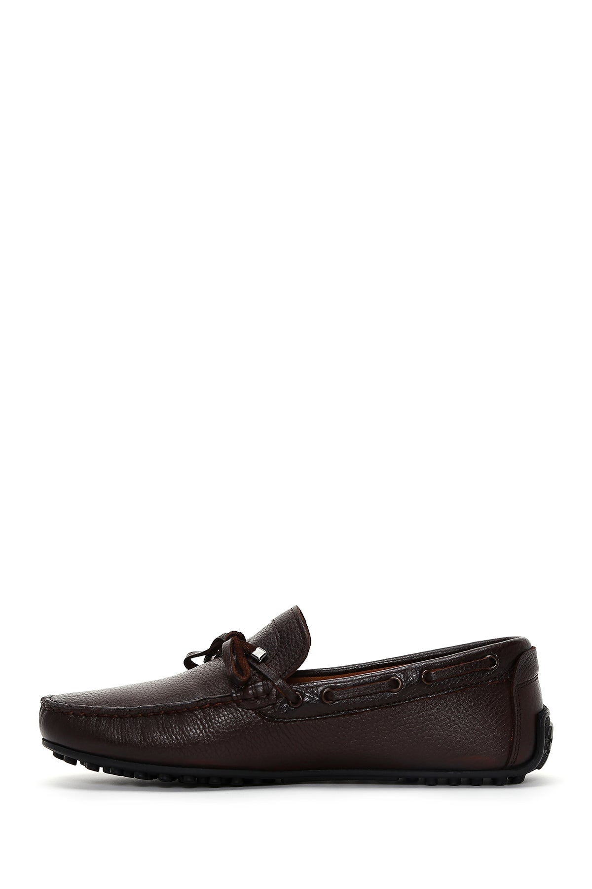 Erkek Kahverengi Deri Casual Loafer