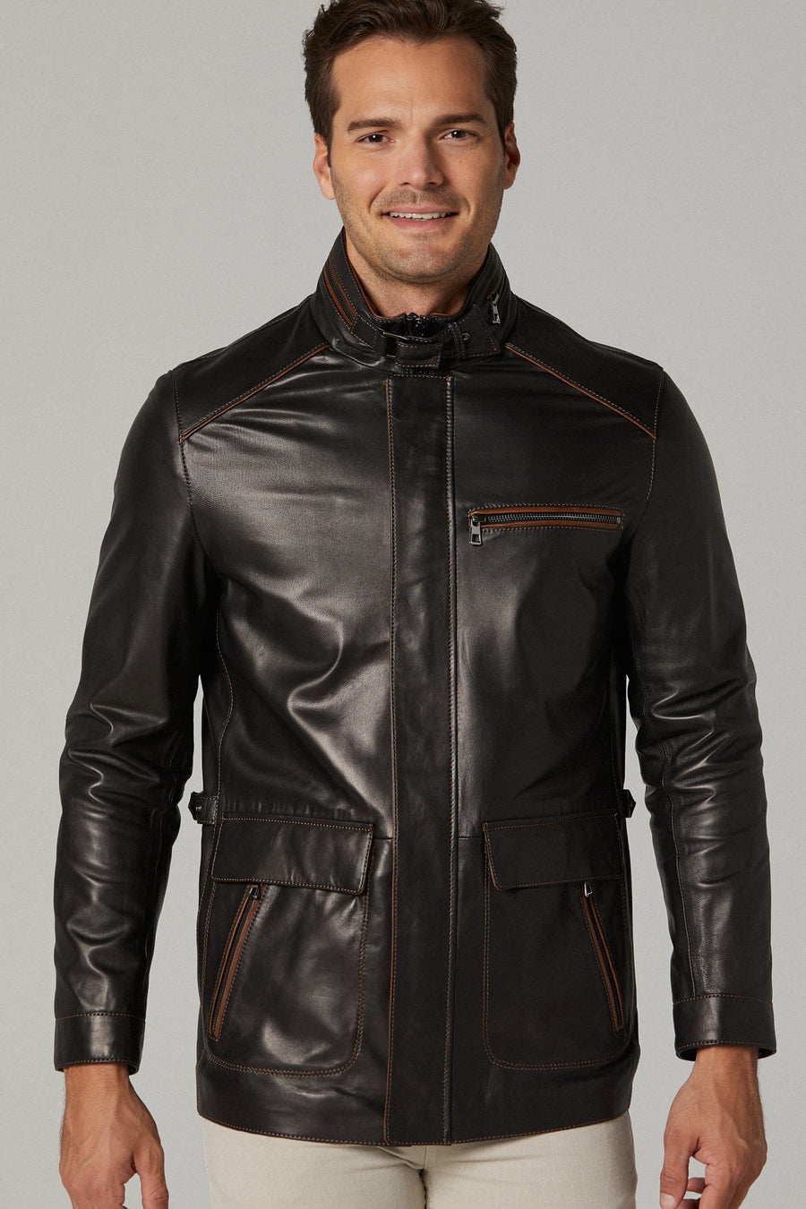 Casilla Men's Leather Jacket