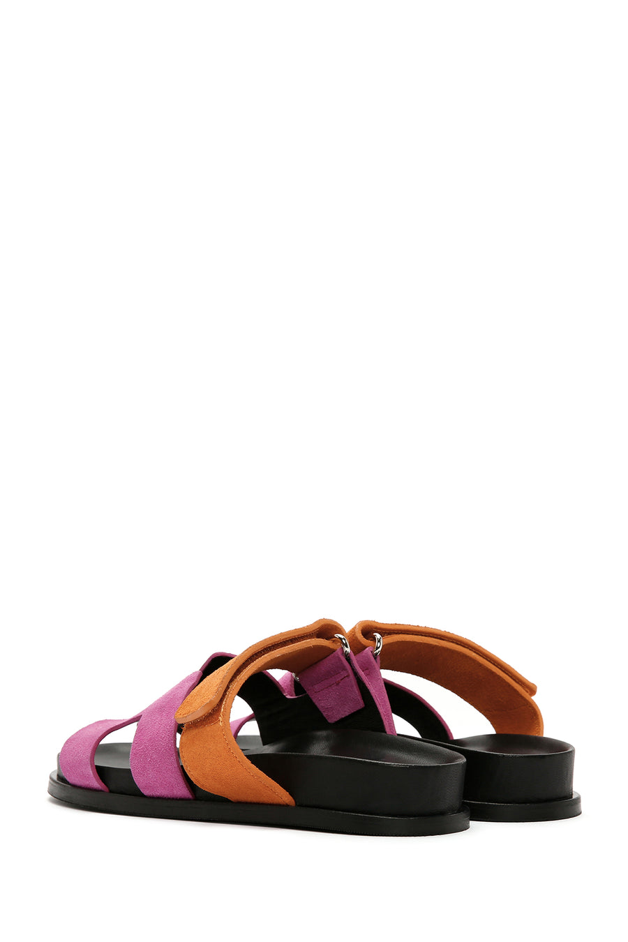 Women's Pink Suede Leather Slippers