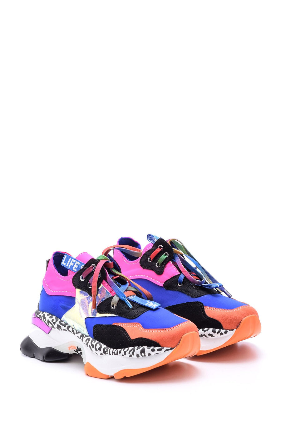 Women's Colorful High-Sole Sneaker