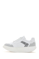 Women's White Thick Soled Sneaker | Derimod