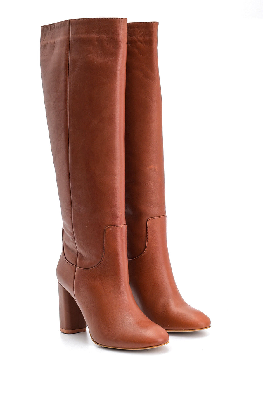 Women's Heeled Leather Boots