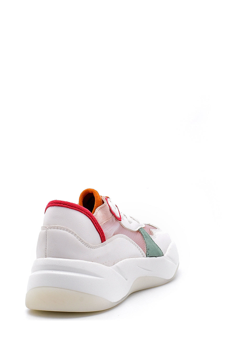 Kadın Pembe Şeffaf Detaylı Sneaker