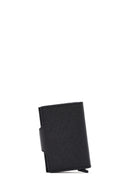 Women's Black Mechanical Card Holder | Derimod