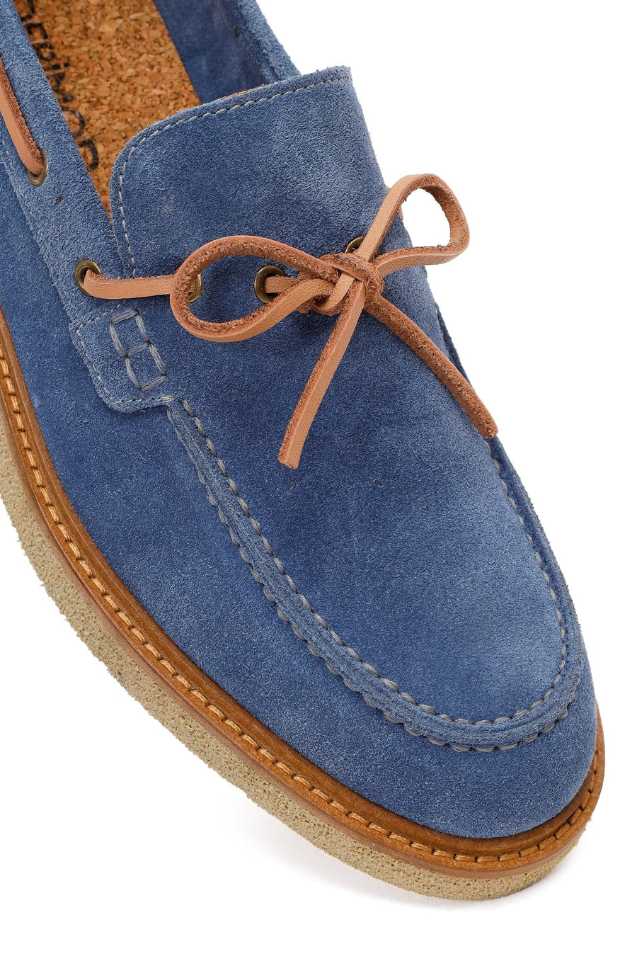 Men's Navy Blue Leather Casual Shoes