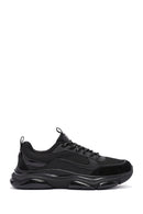 Men's Black Lace-up Leather Sneaker | Derimod