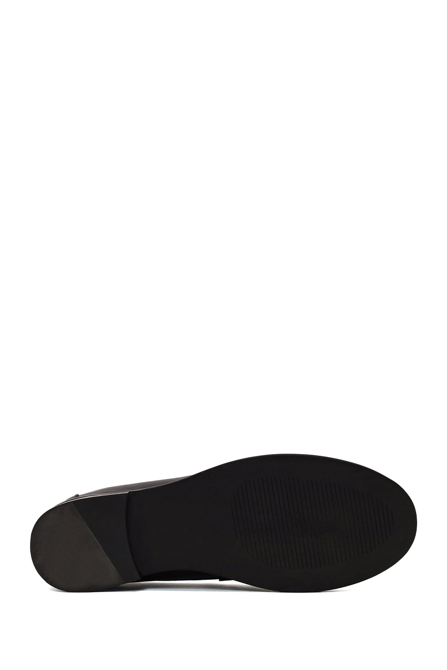 Woman Black Leather Loafer