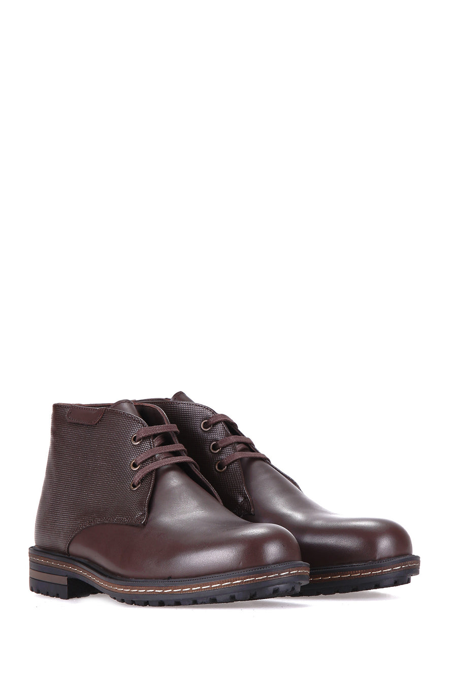 Lace-Up Men's Leather Boots