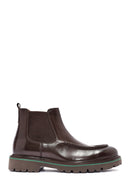 Men's Brown Leather Chelsea Boots | Derimod