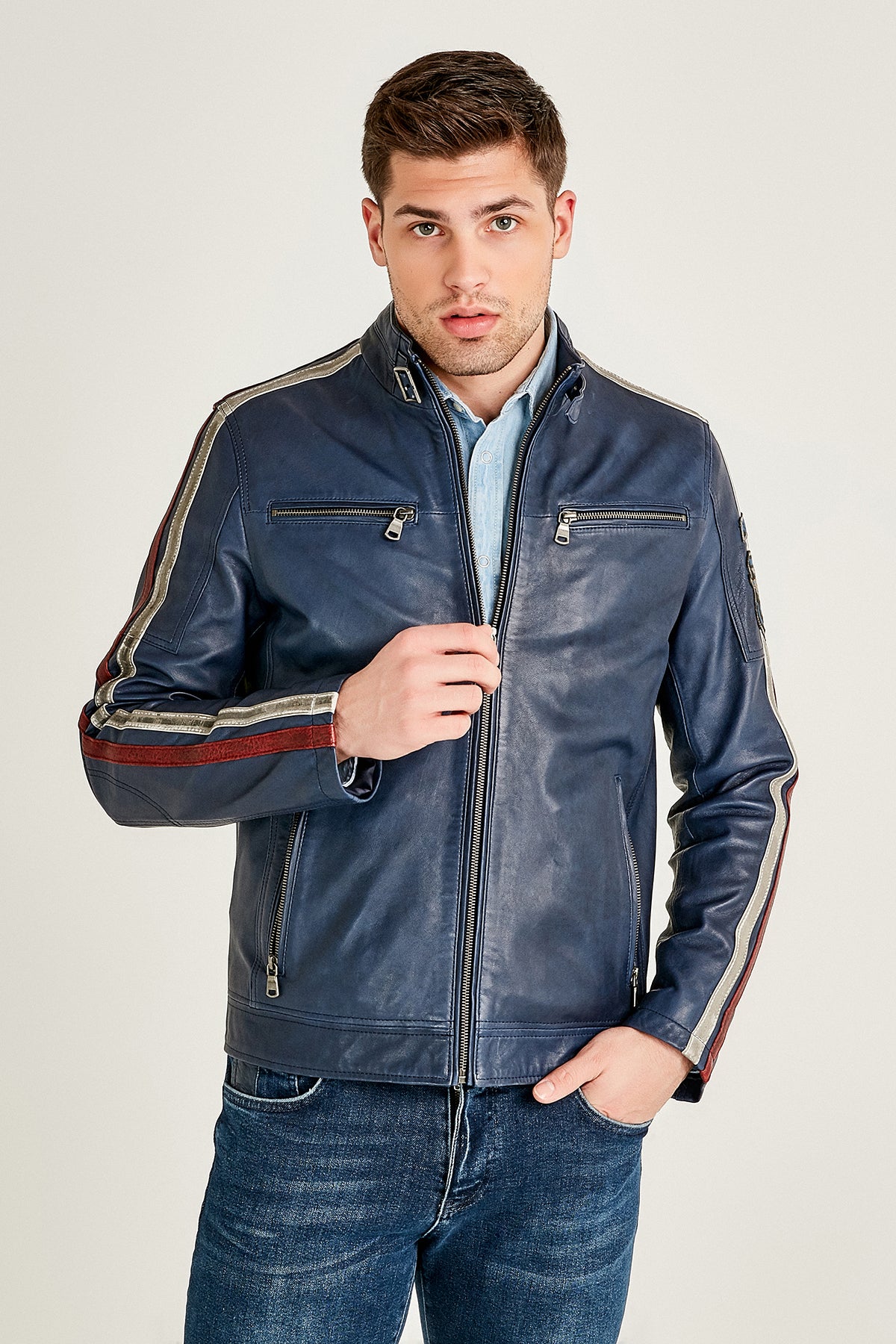 Formula Men's Leather Jacket 19SGM6156WF | Derimod