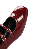 Kadın Kırmızı Kısa Topuklu Deri Ayakkabı | Derimod