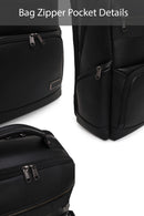 D-Pack Unisex Black Leather Backpack | Derimod