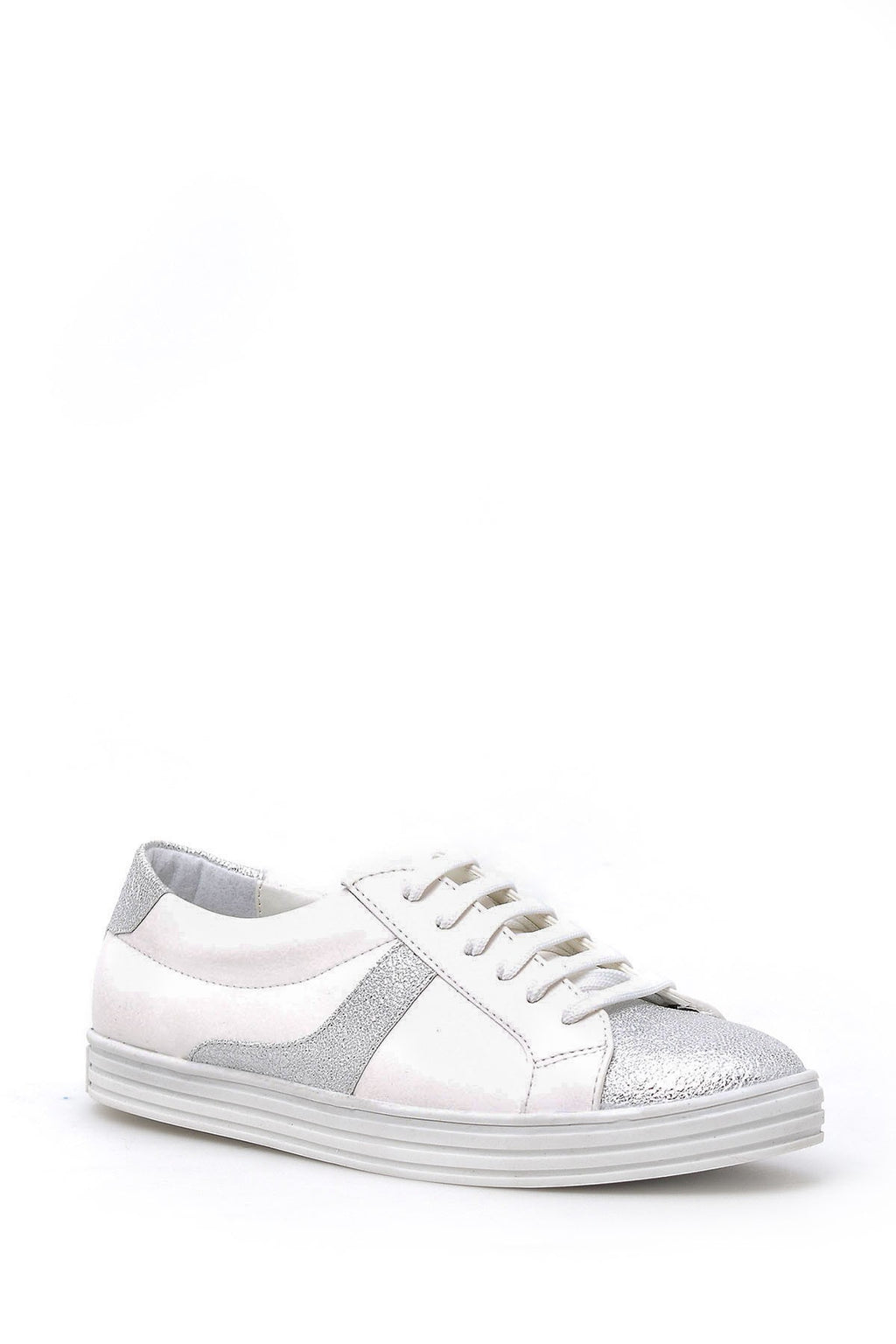 Kadın Lame Detaylı Sneaker