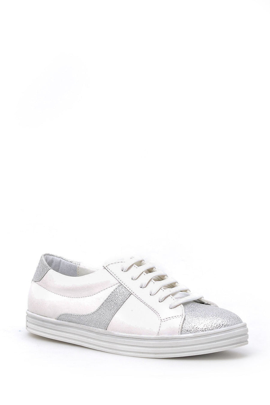 Kadın Lame Detaylı Sneaker