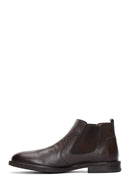 Men's Brown Leather Chelsea Boots | Derimod