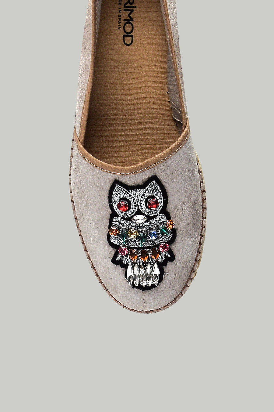 Baykuşlu Bej Kadın Espadril