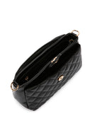 Women's Black Long Strap Quilted Handbag | Derimod