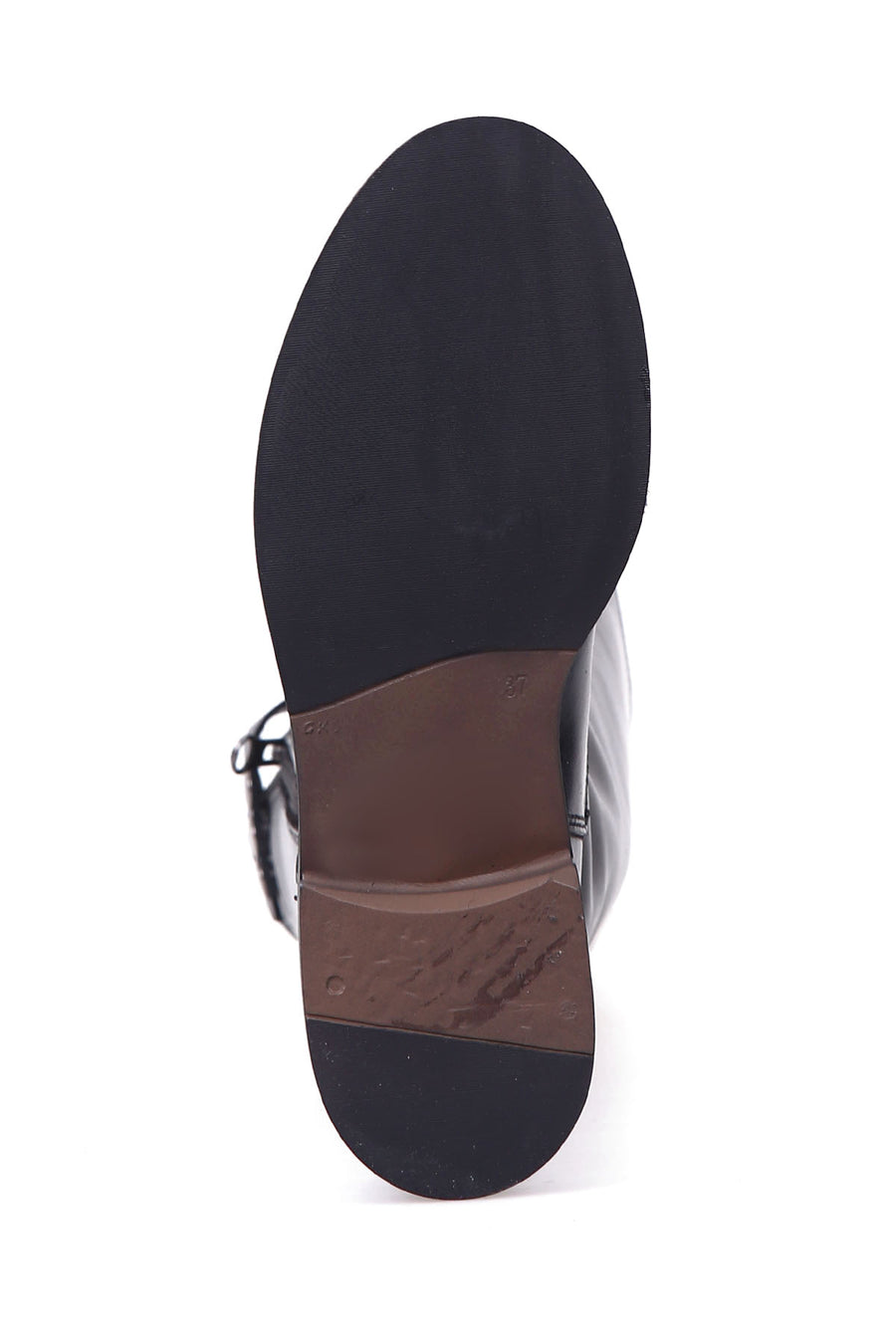 Women's Zippered Leather Boots