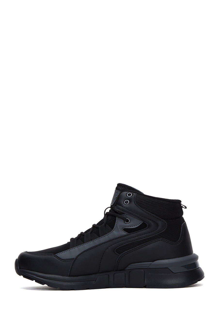 Men's Black High Top Sneaker