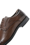 Erkek Kahverengi Deri Oxford Klasik Ayakkabı | Derimod