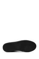 Male Black Lace-up Leather Casual Sneaker | Derimod
