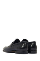 Derimod Black Erkek Lacivert Deri Klasik Loafer | Derimod