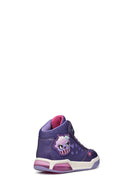 Geox Girls Purple Girl Lace-Up Ankle Sneakers | Derimod