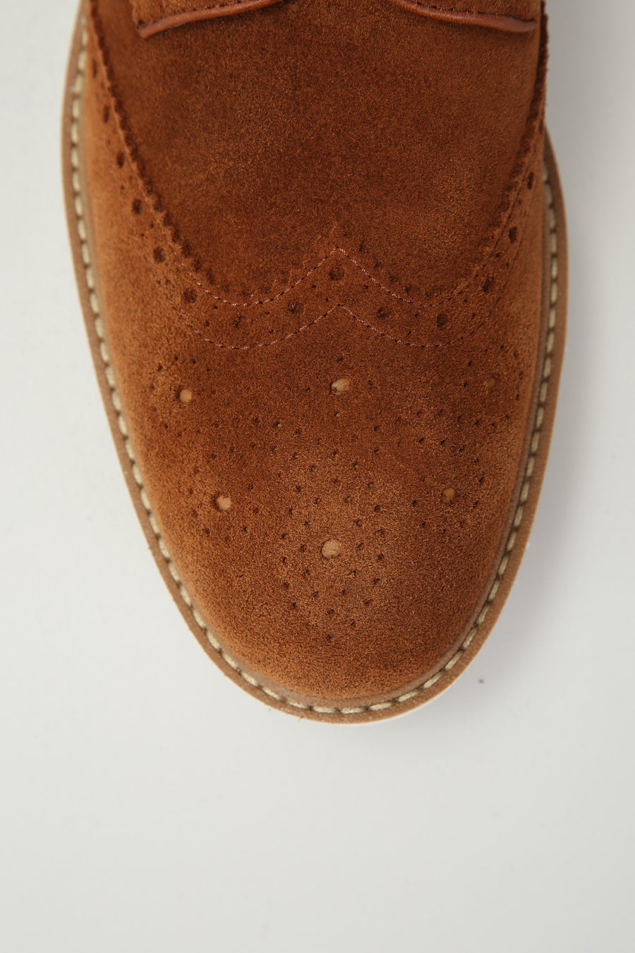Men's Tan Suede Leather Shoes
