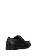 Geox Men's Black Walk Pleasure Lace-Up Leather Casual Shoes | Derimod