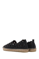 Women's Black Espadrille | Derimod