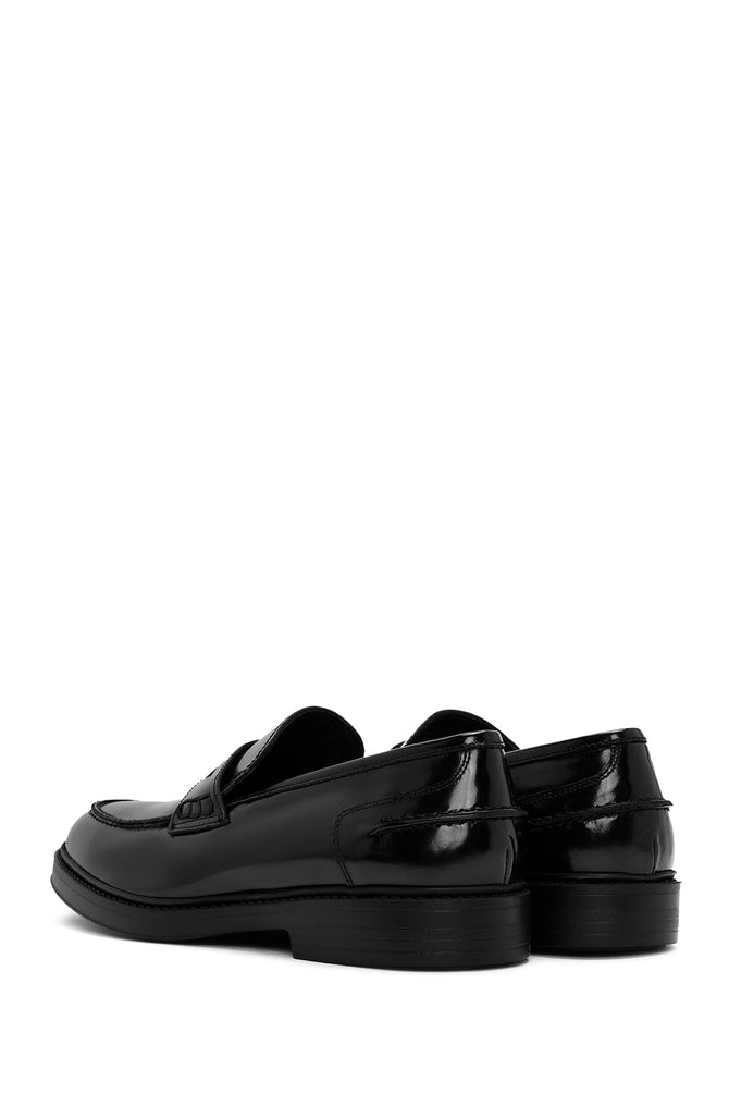 Erkek Siyah Deri Casual Loafer_4