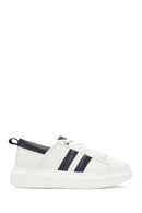ACBC x Derimod Men's White Lace-Up Sneakers | Derimod