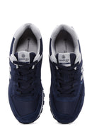 Hammer Jack Men's Navy Blue Suede Leather Chile M Sneaker | Derimod