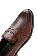 Men's Brown Plus Size Leather Classic Shoes | Derimod