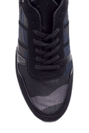 Men's High-Sole Leather Sneaker | Derimod