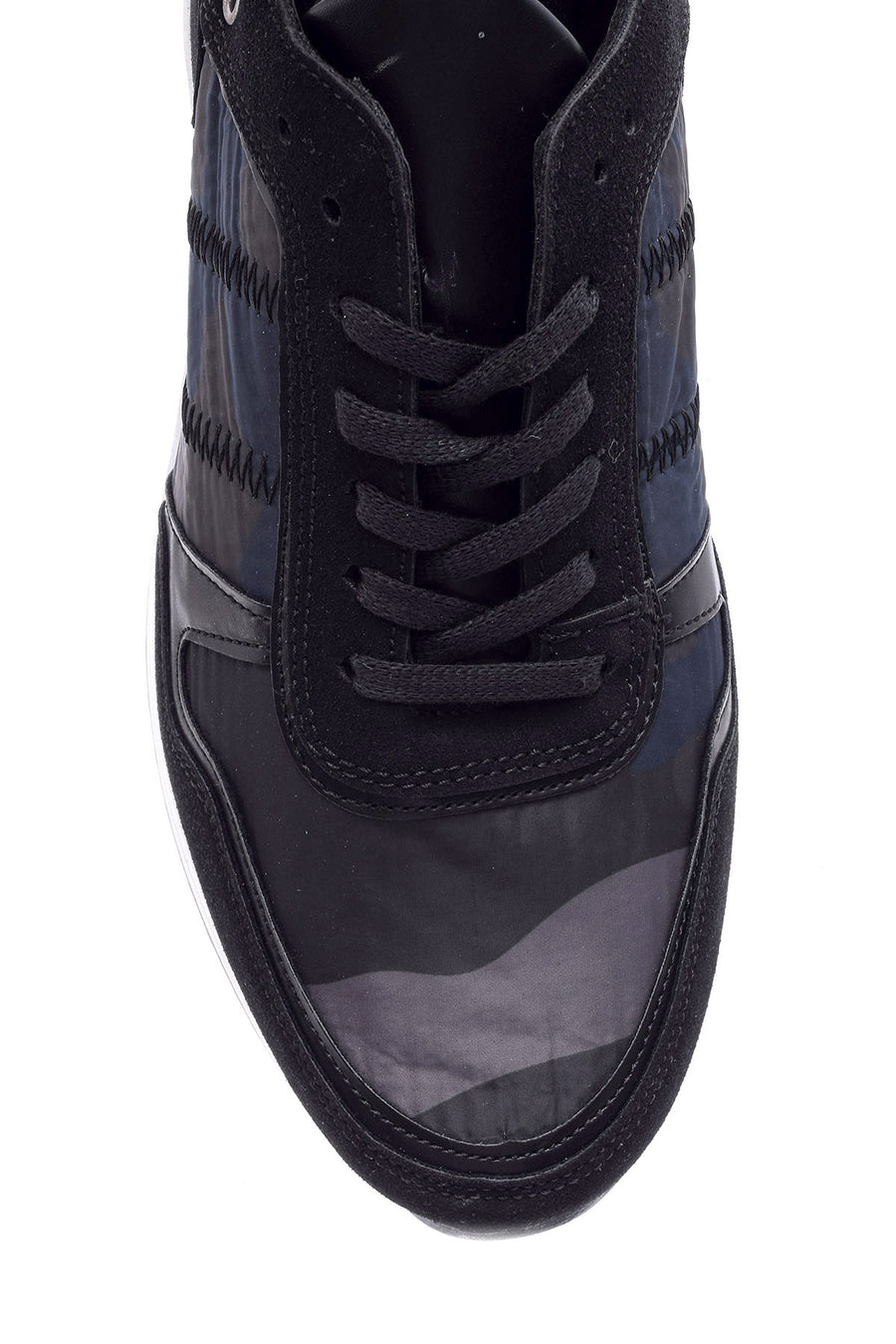 Men's High-Sole Leather Sneaker