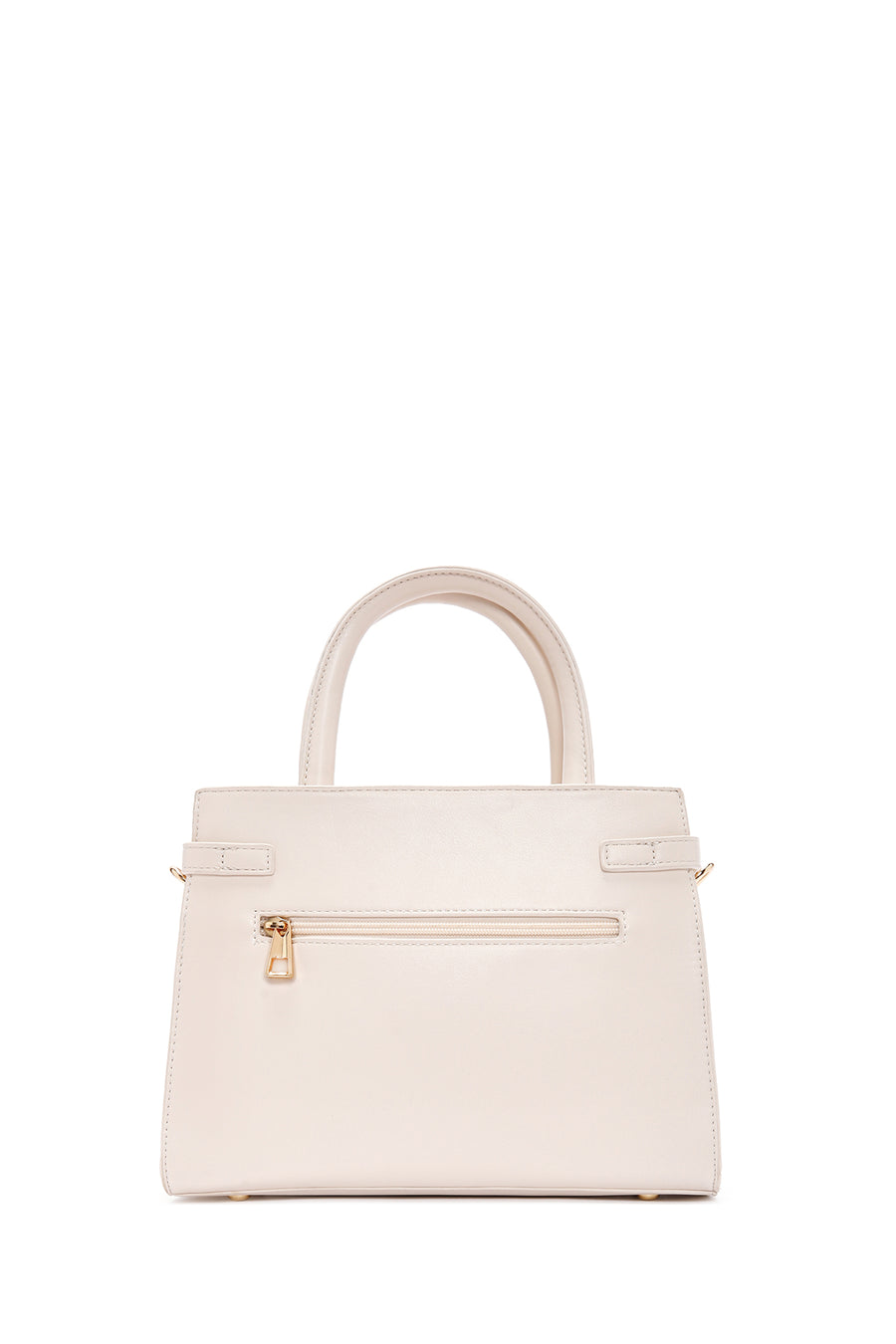 Women's Cream Printed Long Shoulder Bag