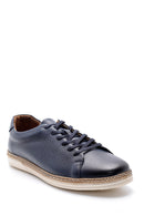 Men's Perforated Leather Sneaker | Derimod