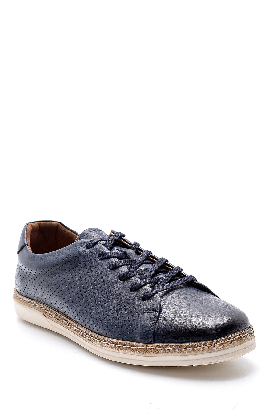 Men's Perforated Leather Sneaker