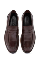 Men's Brown Leather Casual Loafer | Derimod
