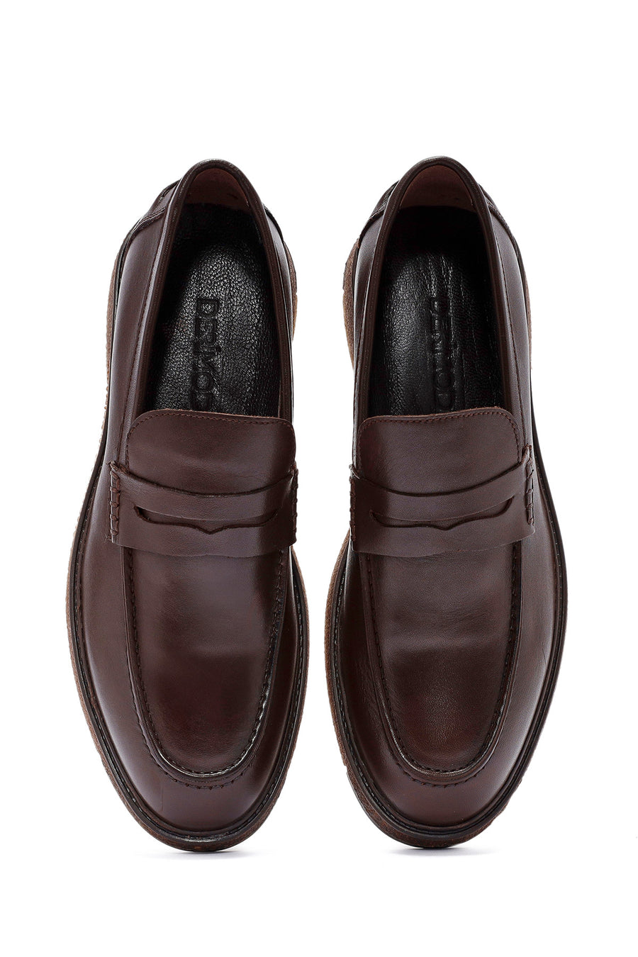 Men's Brown Leather Casual Loafer